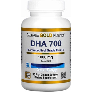 California Gold Nutrition®, DHA 700, Pharmaceutical Grade, 30 Fish Gelatin Softgels