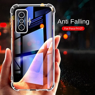 For Xiaomi Poco F4 GT 5G Case Clear Soft TPU Coque Little Poko F 4 PocoF4 GT F4GT NFC Camera Protection Silicon Back Cover Funda