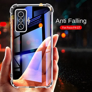 For Xiaomi Poco F4 GT 5G Case Clear Soft TPU Coque Little Poko F 4 PocoF4 GT F4GT NFC Camera Protection Silicon Back Cover Funda