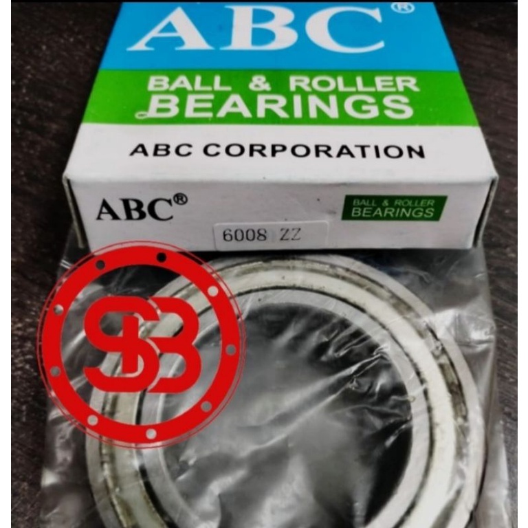 แบริ่ง 6008 ZZ ABC**