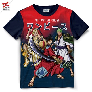 Dextreme T-shirt DOP-1503 One Piece ผ้าSUB ลาย WAno