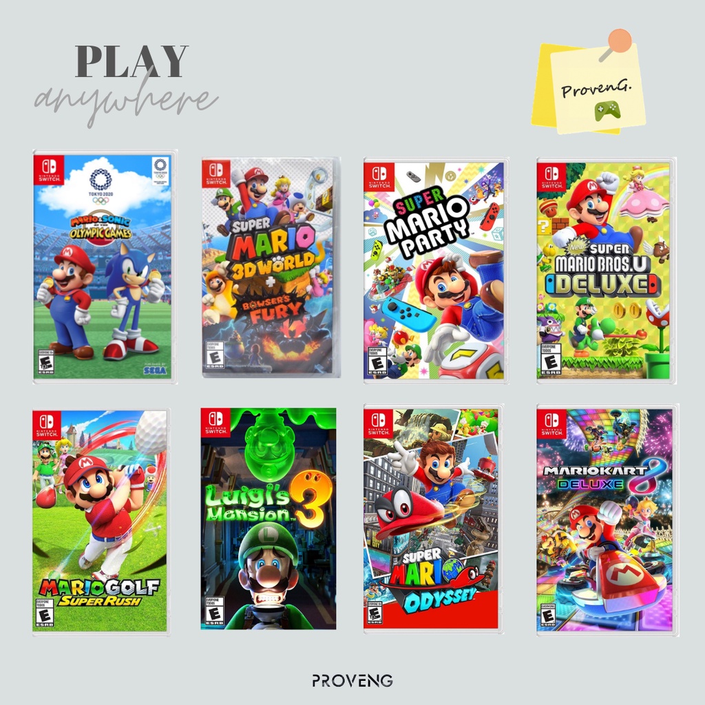 Nintendo Switch Best-Selling Games เกม mario wario ware luigi party ...