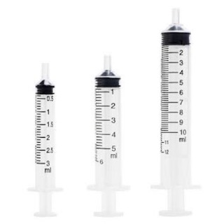 Syringe Nipro 3 ml, 5 ml, 10 ml, 20 ml, 50 ml ไซริงค์ นิโปร ไม่มีเข็ม