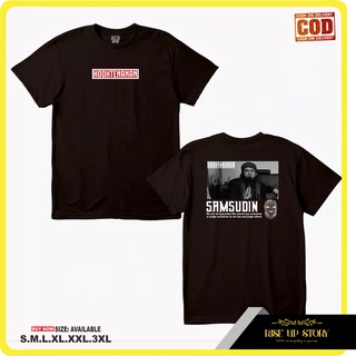 (RiseUp Story) เสื้อยืด ผ้าฝ้าย พิมพ์ลาย GUS-SAMSUDIN สําหรับผู้ชาย ผู้หญิงS-5XL