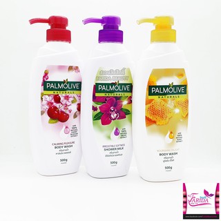🔥ค่าส่งถูก ของแท้ ส่งเร็ว🔥Palmolive Shower Gel 500ml เจลอาบน้ำ ปาล์มโอลีฟ เนเชอรัล ครีมอาบน้ำ