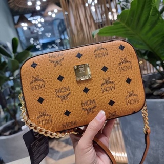 MCM CAMERA CROSSBODY BAG IN VISETOS