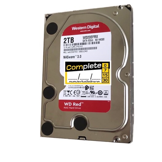 HDD(สำหรับ/คอมพิวเตอร์/PC)/WD/RED/2TB(2,000GB)/WD20EFAX