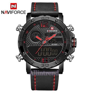 นาฬิกา Naviforce รุ่น NF9134M สีแดง/ดำ ของแท้ รับประกันศูนย์ 1 ปี ส่งพร้อมกล่อง ราคาถูกที่สุด #NF NF9134