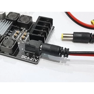 5เส้น/ชุด หัวแจ็คไฟDCพร้อมสายยาว20cm. ขนาดแจ็ค 5.5 x 2.1mm. Male DC Power Jack Plug CCTV Camera power connection line