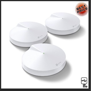 Whole-Home Mesh TP-LINK (Deco M9 PLUS ) Wireless AC2200 Tri-Band (Pack 3) เครื่องช่วยขยายสัญญาณ ประกัน LT.