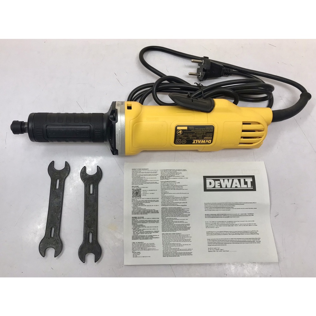 DEWALT DWE886 เจียร์แกนคอยาวไฟฟ้า 6mm รุ่น DWE886P-B1