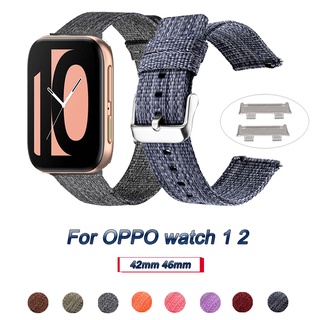 สายนาฬิกาข้อมือไนล่อน แบบเปลี่ยน สําหรับ oppo watch 2 42 มม. 46 มม. oppo Smartwatch 41 มม. 46 มม.