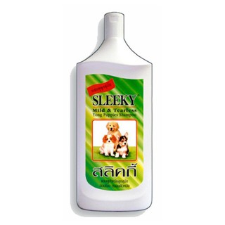 Sleeky Mild &amp; Tearless Young Puppy Shampoo (350ml.) สลิคกี้ แชมพู อ่อนโยน ไม่ระคายเคืองตา สำหรับลูกสุนัข 350ml.