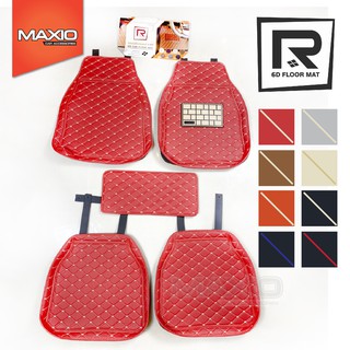 พรมปูพื้นรถยนต์ R-MAT CAR FLOOR MAT หนัง PVC รุ่น 6D ใส่ได้ทั้ง เก๋ง กระบะ 4 ประตู มีหลายสีให้เลือก