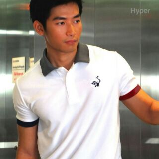 เสื้อโปโล แฟชั่น ผู้ชาย HYPER - BENE3-WHI