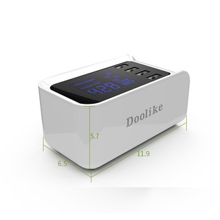 Doolike Universal 4 USB Ports Travel WallCharger Adapter Smart Charger USB Socket