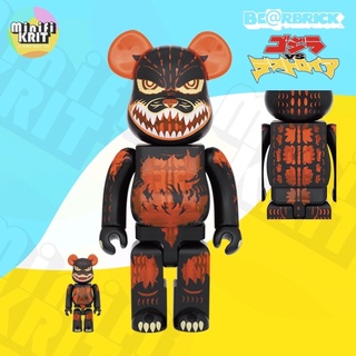 [ผ่อนสูงสุดนาน 10 เดือน] BEARBRICK Godzilla VS Destroyer version Godzilla (Meltdown: Clear Orange Ver.)100％ &amp; 400％