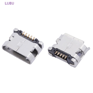 Lubu ซ็อกเก็ต Micro USB Type B ตัวเมีย 5-Pin 180 SMD องศา 20 ชิ้น