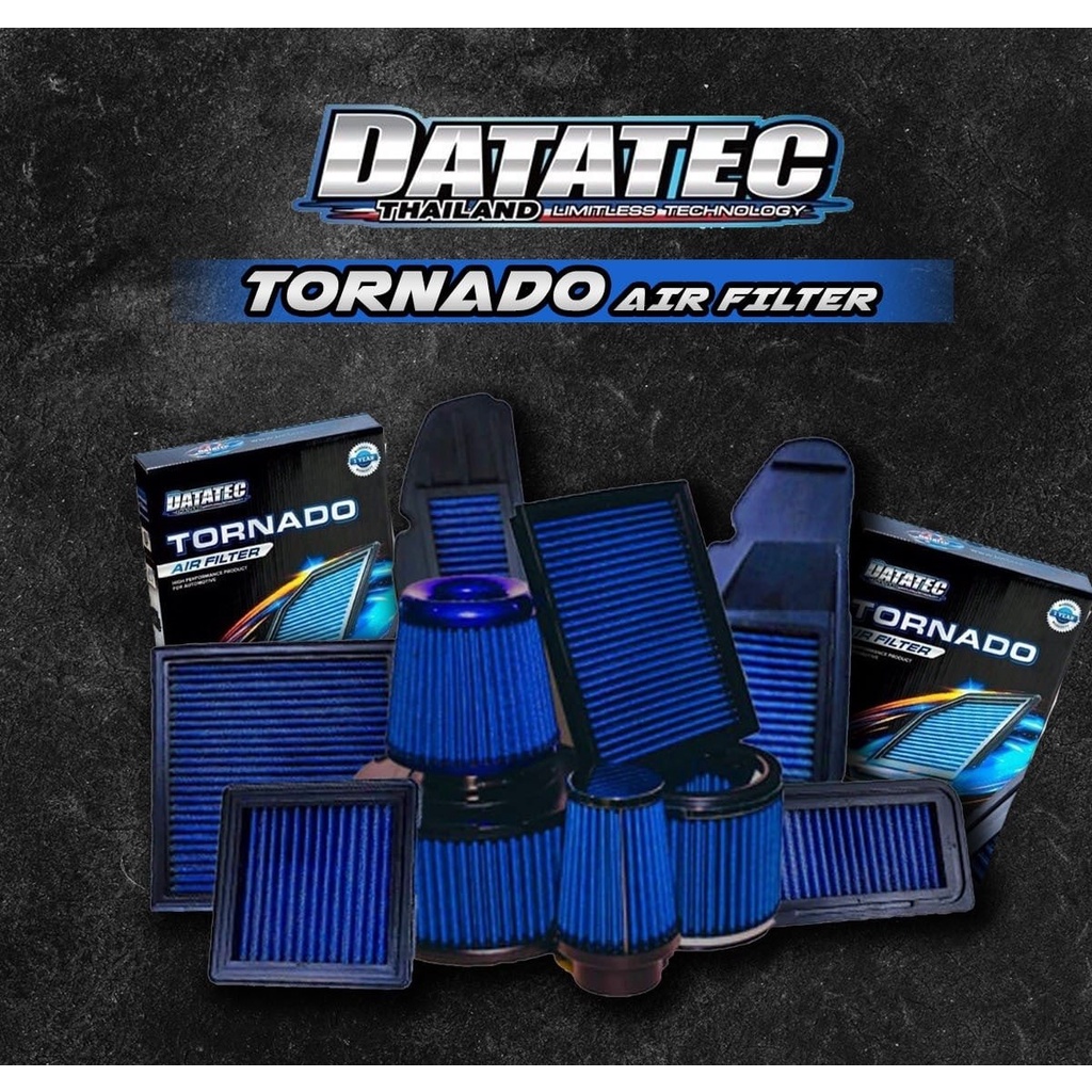 [Nissan] กรองอากาศรถยนต์ Datatec Tornado สามารถถอดล้างได้ ของแท้ 100%