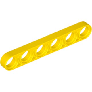 [014] ชิ้นส่วนเลโก้ Lego Part Technic, Liftarm 1 x 6 Thin (32063) ราคา/ชิ้น