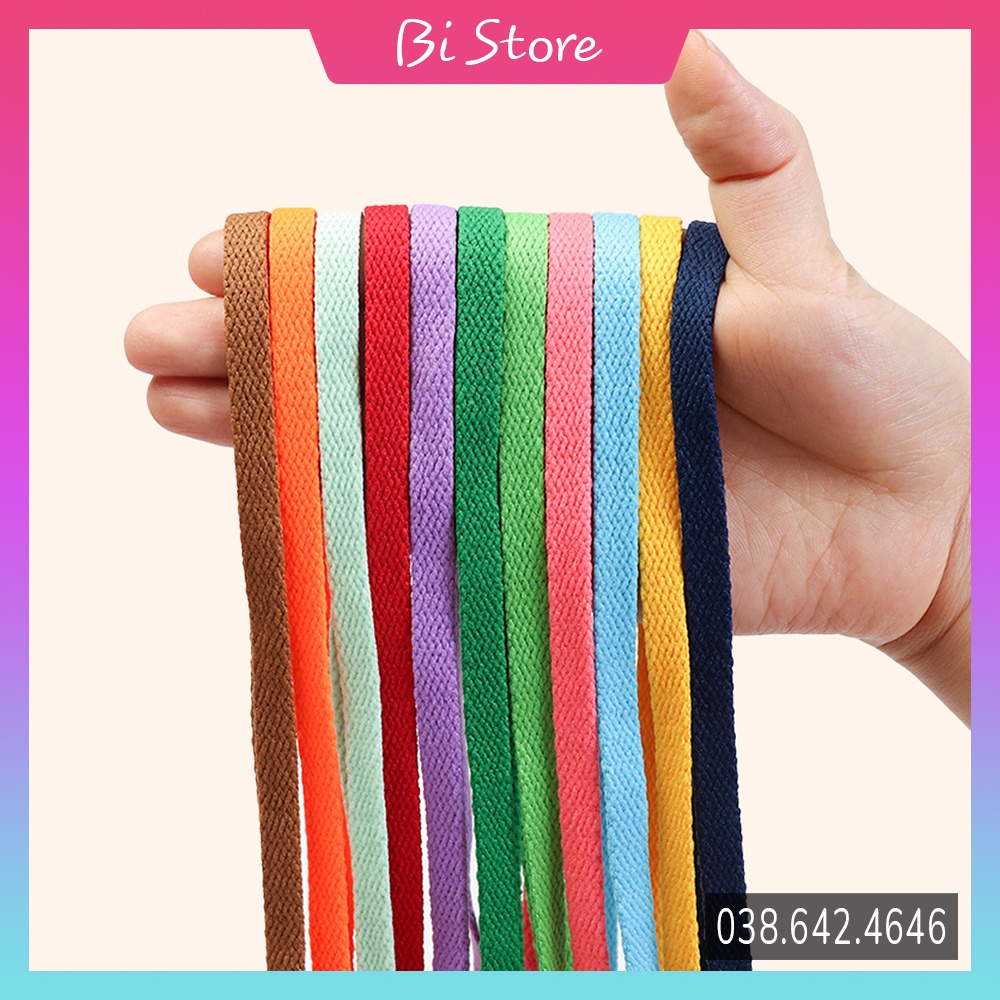 [โต๊ะ 30 สี - 160 ซม.] เชือกผูกรองเท้าแบบแบนยาว 1 ม.6 สําหรับรองเท้ากีฬา Njce AF1 (Air Force 1), J0r