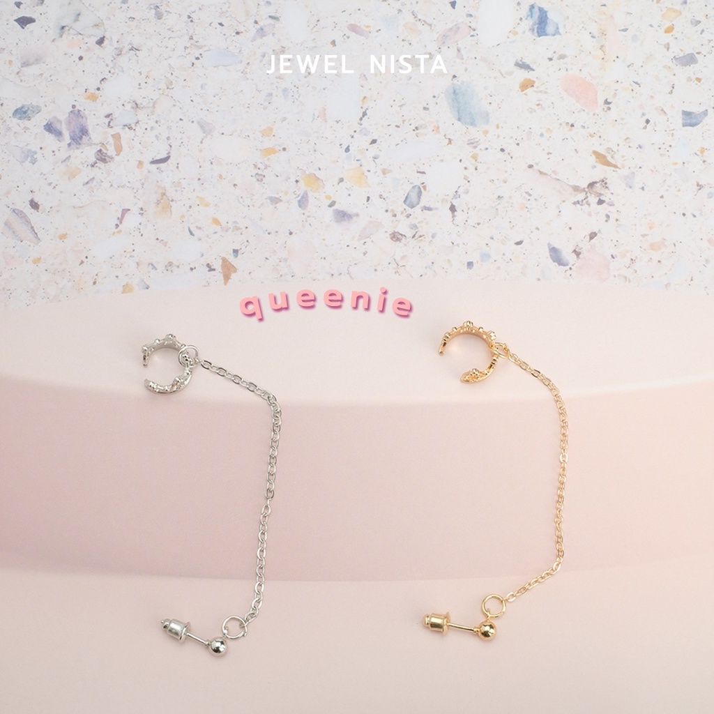 queenie earrings & cuff ต่างหู
