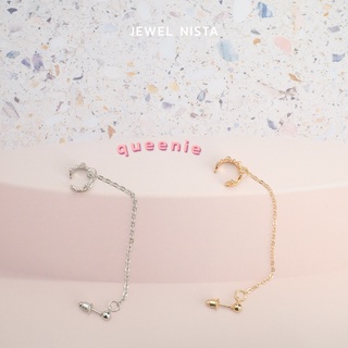 queenie earrings &amp; cuff ต่างหู