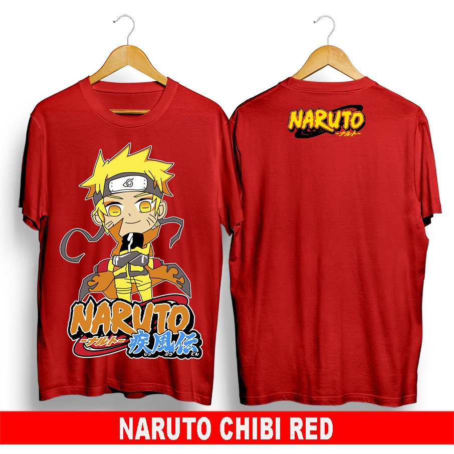 Naruto CHIBI RED T-Shirt/ PIA T-Shirt/ DISTRO T-Shirt/ Plain T-Shirt/ SABLON T-Shirt/ HONDA GANK T-Shirt