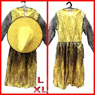 ชุดแฟนซีเด็ก ชุดแม่มดสีทอง Witch Golden (L,XL)