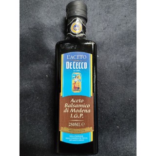 น้ำส้มสายชูหมักจากไวน์น้ำองุ่น Aceto Balsamic Vinegar 250ml.