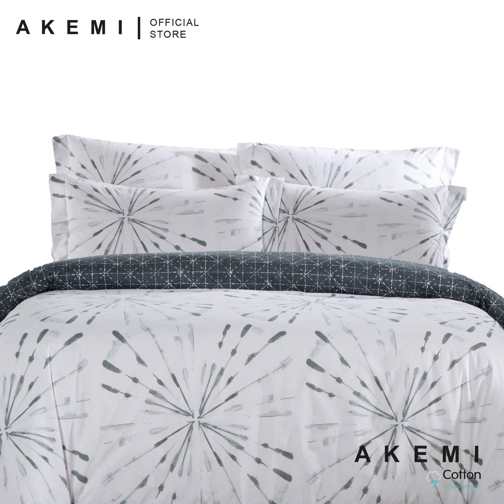 Akemi ชุดผ้าปูที่นอน ผ้าฝ้าย 650TC (At Home Bliss)
