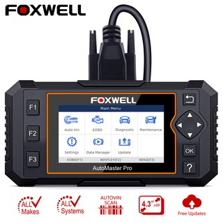 FOXWELL NT624 Elite OBD2 รถเครื่องสแกนระบบอัตโนมัติเครื่องยนต์ ABS SRS เกียร์วินิจฉัยรถยนต์น้ำมัน EPB รีเซ็ตเครื่องมือ