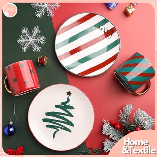 จานชามเซรามิค ลายคริสมาสต์ |  🎄Christmas tableware