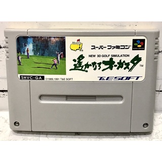 ตลับแท้ [SFC] [0109] Harukanaru Augusta 3D Golf (Japan) (SHVC-GA) Super Famicom