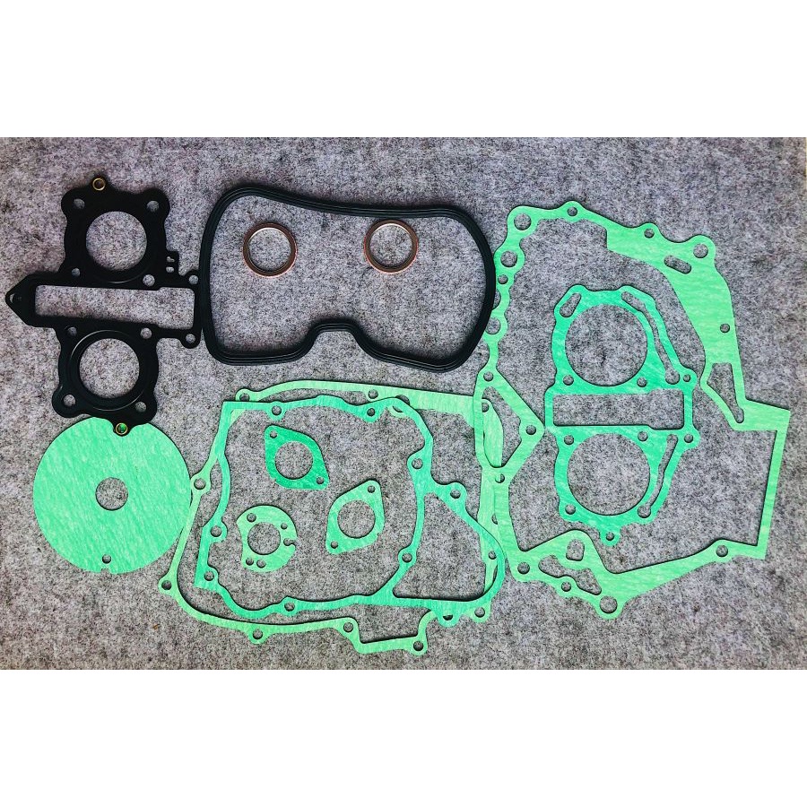 1 ชุดชิ้นส่วนเครื่องยนต์รถจักรยานยนต์ปะเก็นเต็มฝาสูบ Crankcase Pad สําหรับ Honda CB 125 T T2 TB Twin