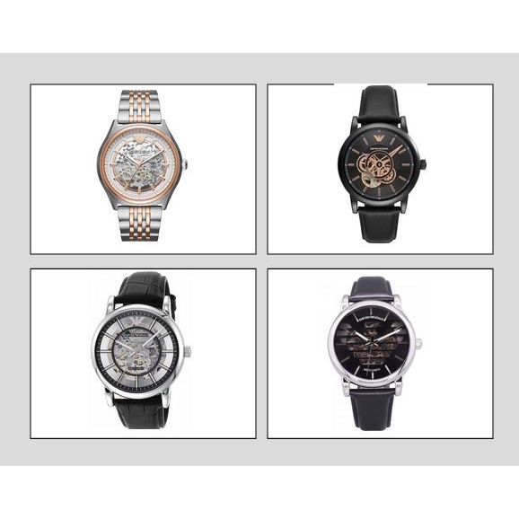 นาฬิกาข้อมือผู้ชาย Emporio Armani Mechanical Clock Trendy Cod Men's Watch