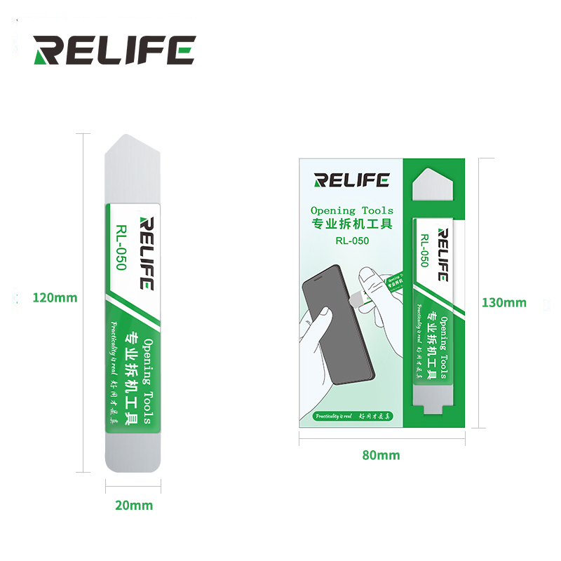 Relife RL-050 เครื่องมือเปิดมืออาชีพสําหรับโทรศัพท์มือถือตัวเชื่อมต่อสายเคเบิลแยกหน้าจอ LCD เครื่องมือถอดชิ้นส่วน