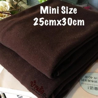 25cmx30cm ผ้าขุดขน (มีให้เลือกหลายสี) ขนสั้น เกรียน เนื้อบาง หน้าเดียว