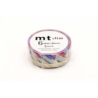 mt slim twist cord C (MTSLIM12) / เทปตกแต่งวาชิ รุ่น slim ลาย twist cord C แบรนด์ mt masking tape ประเทศญี่ปุ่น