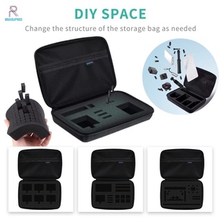 กระเป๋ากล้อง GoPro DIY Ruigpro Portable Case Accessory Storage Bag for GoPro Hero 11 10 9 8 7 Max OSMO Action Insta 360