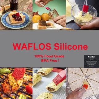 WALFOS Food Grade Heat Resistant Silicone Cake BBQ Baking Oil Brush