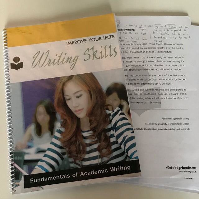 📒 หนังสือ Writing IELTS จากคอร์สเรียนของสถาบัน OXBRIDGE