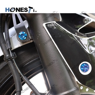 Honesti22 CNC Head Special Head Titanium Alloy gr5 M6×10/15/20/25mm  สกรูไทเทเนียม.