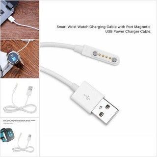 Tbth สายชาร์จแม่เหล็ก USB 2.0 4 Pin สําหรับ Smart Watch KW88