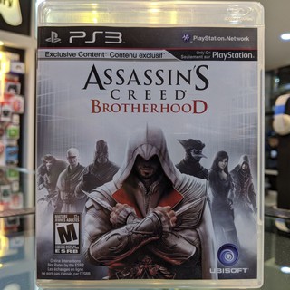 (ภาษาอังกฤษ) มือสอง Assassins Creed Brotherhood แผ่นเกมPS3 แผ่นPS3 มือสอง