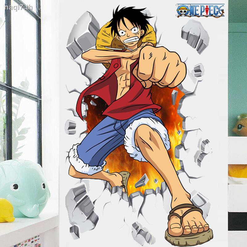 โปสเตอร ลาย One Piece 3d พร อมกาวในต ว สำหร บตกแต งพ นหล งห องนอน Shopee Thailand