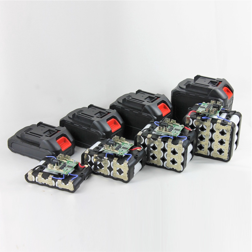 แบตเตอรี่ 18v. 21V. เครื่องมือไร้สาย ความจุเต็ม เซลแบตคุณภาพดี Bl1850 Bl1830 แบตสว่าน แบตเครื่องมือจีน แบตทรง Makita - รูปที่ 6