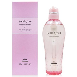 Milbon Jemile Fran Heat Gloss Shampoo 500ml - J for coarse hair แชมพูสำหรับบำรุงผมเส้นใหญ่ สูตรใหม่เพิ่มความเงางาม