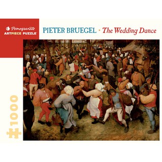 [จัดส่งฟรี] จิ๊กซอว์  Pomegranate ภาพ The Wedding Dance  จิตรกร Pieter Bruegel จำนวน 1,000 ชิ้น