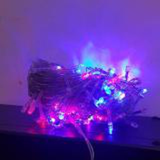 Light Farm Christmas Light LED ไฟกระพริบ LED กันน้ำ RGB เปลี่ยนสี ได้ 7 สี ปรับไฟได้ 8 จังหวะ